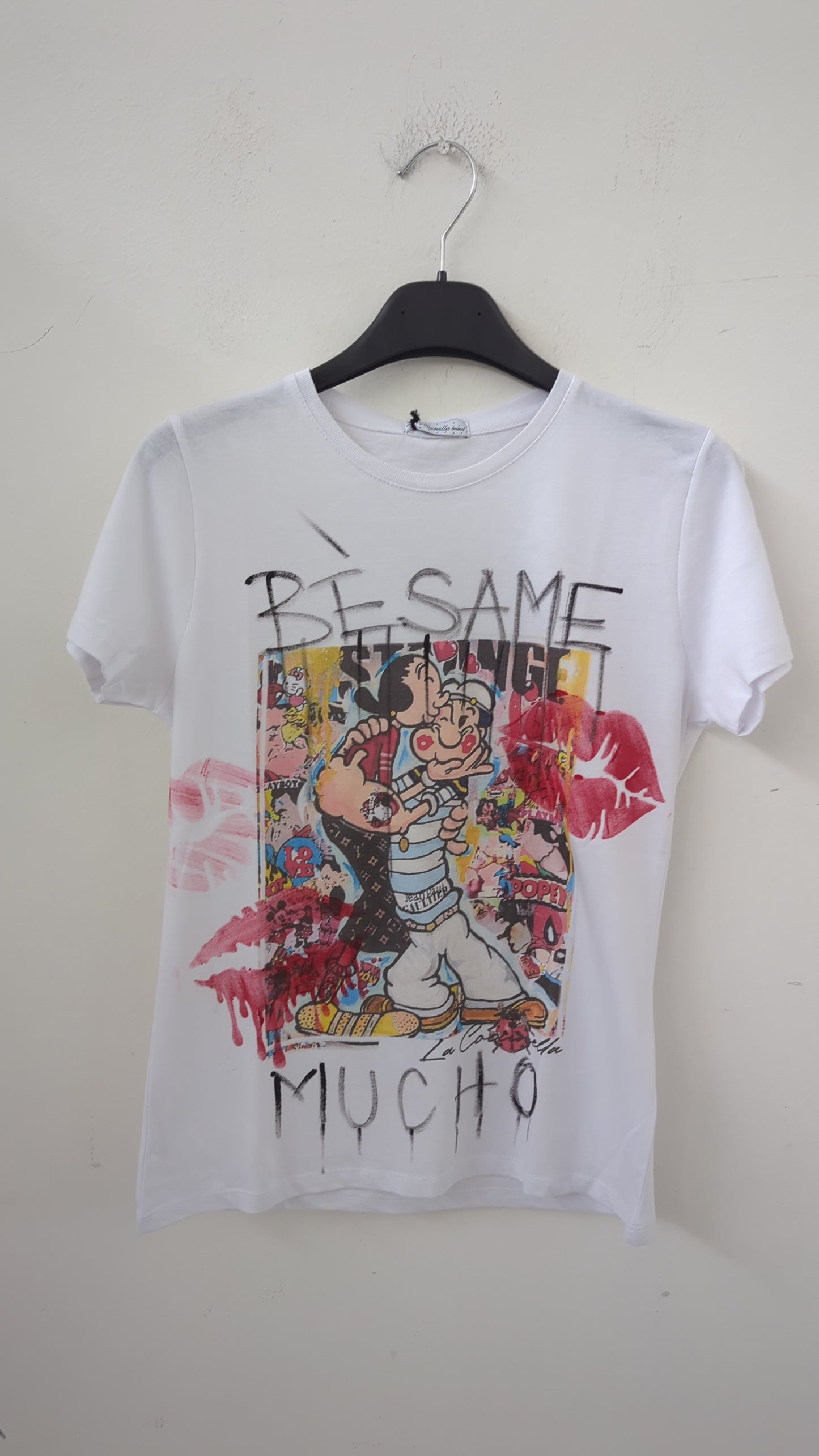 T-shirt Olivia e Braccio di ferro.