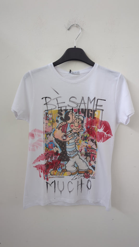 T-shirt Olivia e Braccio di ferro.